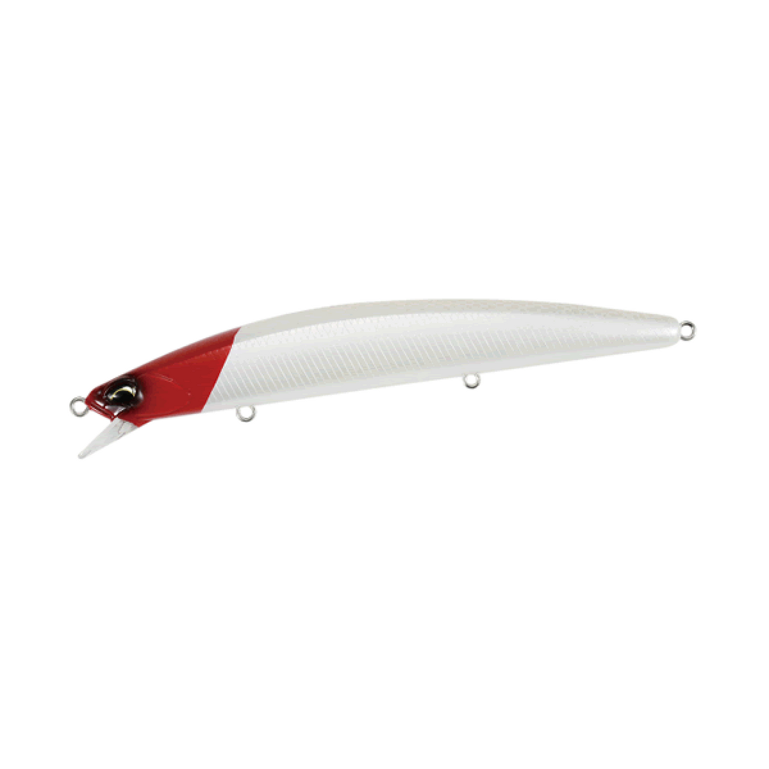 DUO TIDE MINNOW SPRAT 120SF 120mm : 19g Slow Floating PEARL RED HEAD saltwater fishing lure