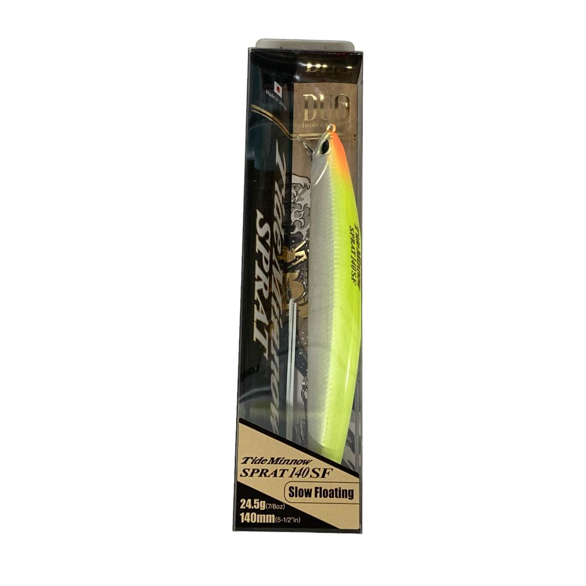 DUO TIDE MINNOW SPRAT 140SF 140mm : 24.5g Slow Floating PEARL CHART - Britannic Trade