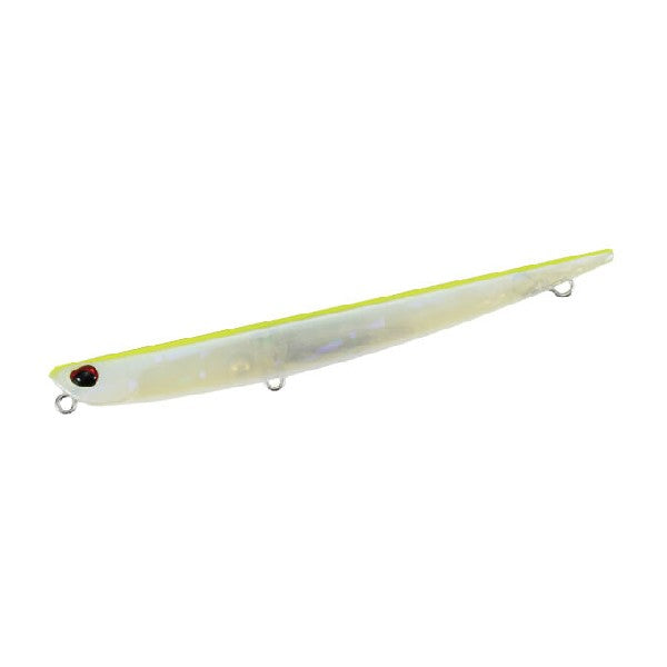 DUO BAY RUF MANIC SLOW 115 115mm : 12.5g Slow Sinking CLB0230 GHOST PEARL CHART saltwater fishing lure