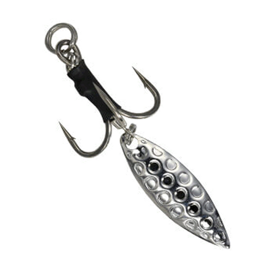 DUO DRAG METAL CAST SHOT BLADE HOOK TREBLE #7 (6 pcs/pack) SILVER BLADE