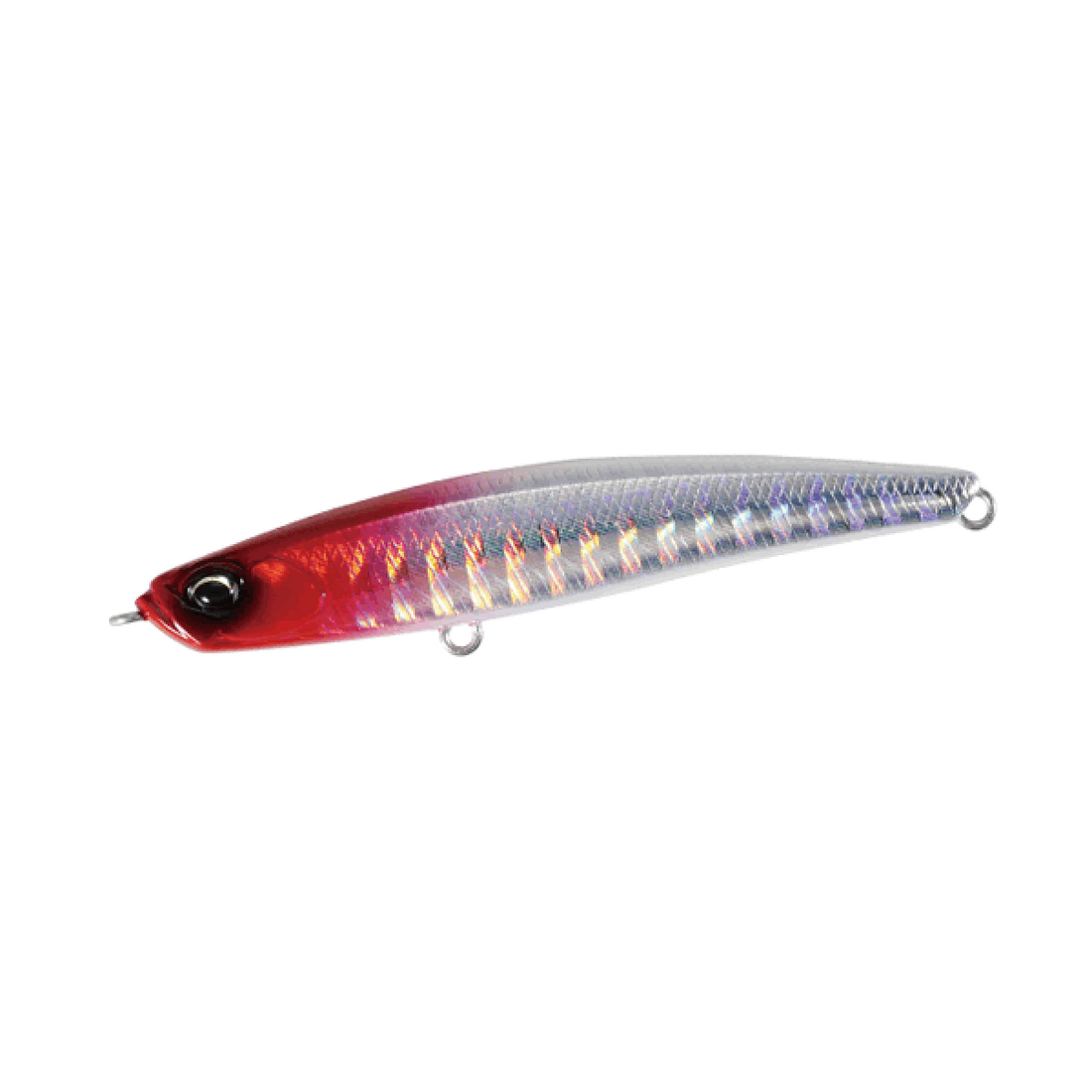 DUO BAY RUF SEEK 68S 68mm : 7.7g Sinking RED HEAD HOLO saltwater fishing lure