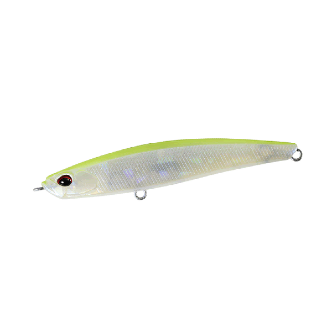 DUO BAY RUF SEEK 68S 68mm : 7.7g Sinking GHOST PEARL CHART saltwater fishing lure
