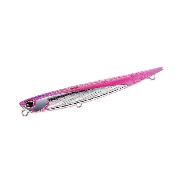 DUO BAY RUF MANIC FISH 88 88mm : 11g Sinking CSI0620 UV CLEAR PINK SILVER FLASH saltwater fishing lure
