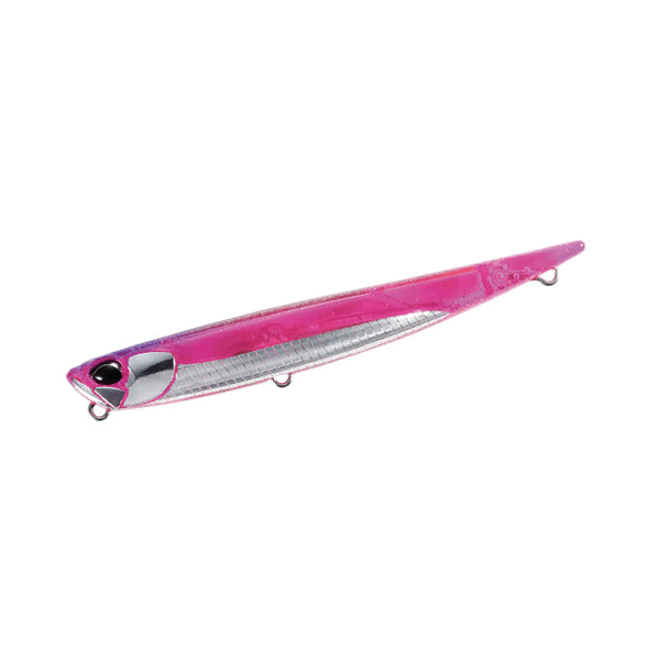 DUO BAY RUF MANIC FISH 99 99mm : 16.2g Sinking CSI0620 UV CLEAR PINK SILVER FLASH saltwater fishing lure