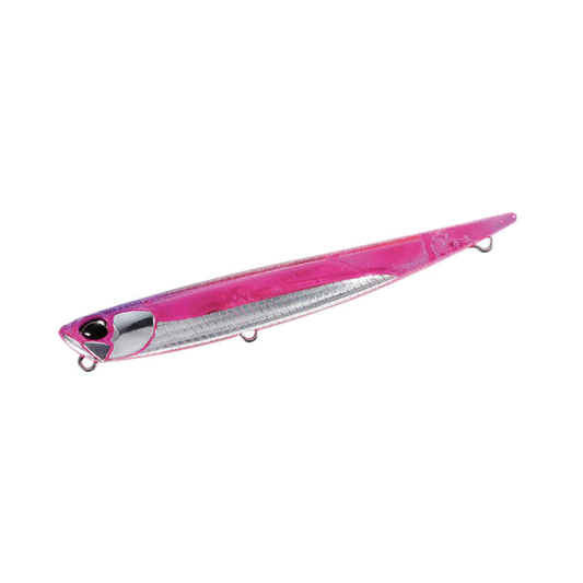 DUO BAY RUF MANIC FISH 99 99mm : 16.2g Sinking CSI0620 UV CLEAR PINK SILVER FLASH