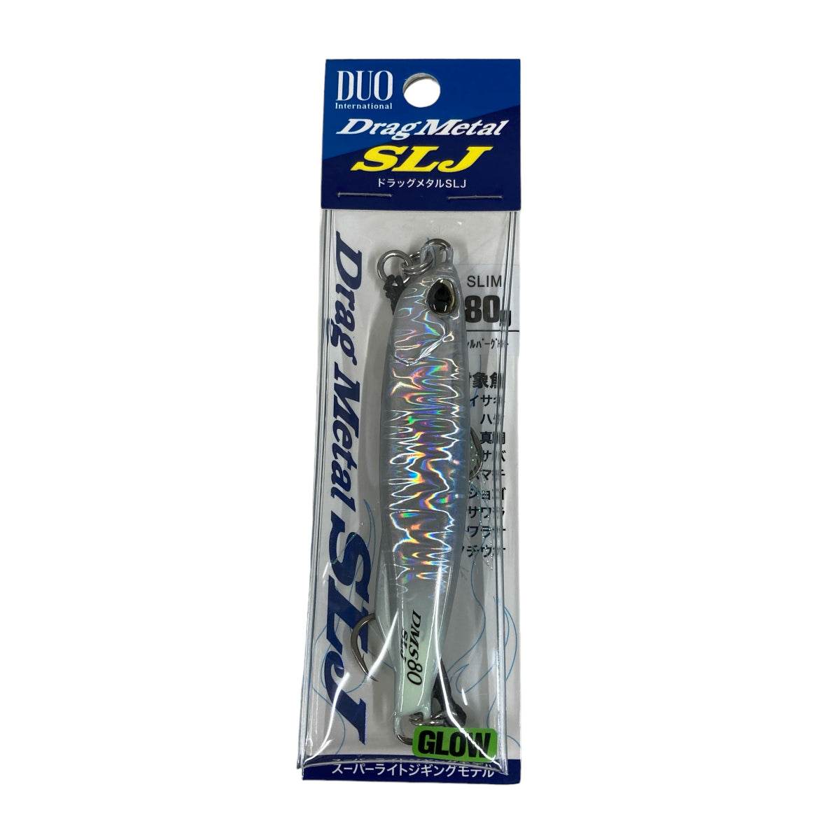 DUO DRAG METAL SLIM SLJ 80g 90mm : 80g PPA0518 SILVER GLOW - Britannic Trade