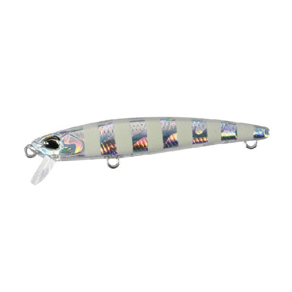 DUO TETRA WORKS TOTO SLIM LIPLESS 50S 50mm : 2.5g Sinking CJA0101 ZEBRA GLOW saltwater fishing lure