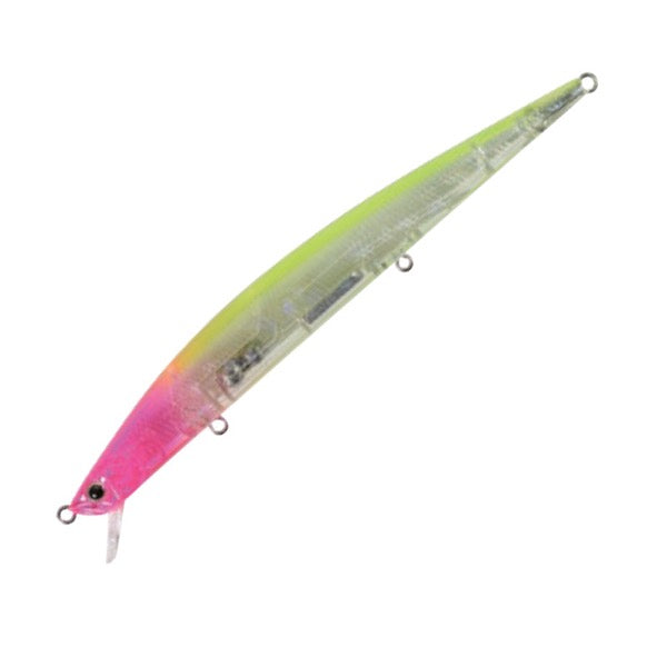 DUO DUO TIDE MINNOW SLIM 140 FLYER Length: 140 mm / Weight: 21 g Sinking CLA0602 Clear Pink Head Chart