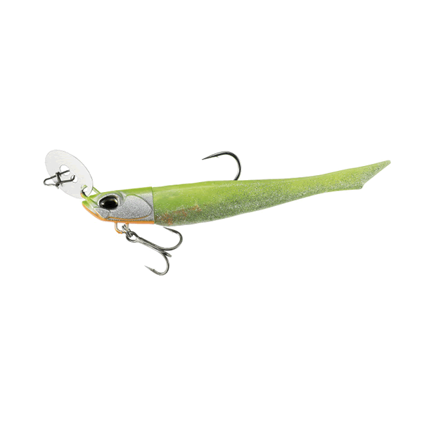 DUO BAY RUF BR CHATTER FISH SET 18g 3.5" : 18g PCC0658 LG CHART BACK SILVER saltwater fishing lure