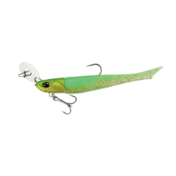 DUO BAY RUF BR CHATTER FISH SET 24g 3.5" : 24g PCC0649 LG LIME GOLD saltwater fishing lure