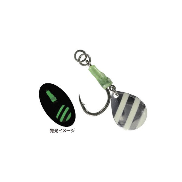 DUO DSB-SB DRAG METAL SS BLADE CUSTOM SINGLE HOOK #13 (4 pcs/pack)