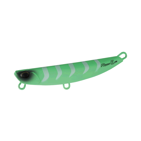DUO BEACH WALKER FLIPPER Z24 68mm : 24g PCC0695 HOTTA MATTE LIME GIGO GLOW saltwater fishing lure