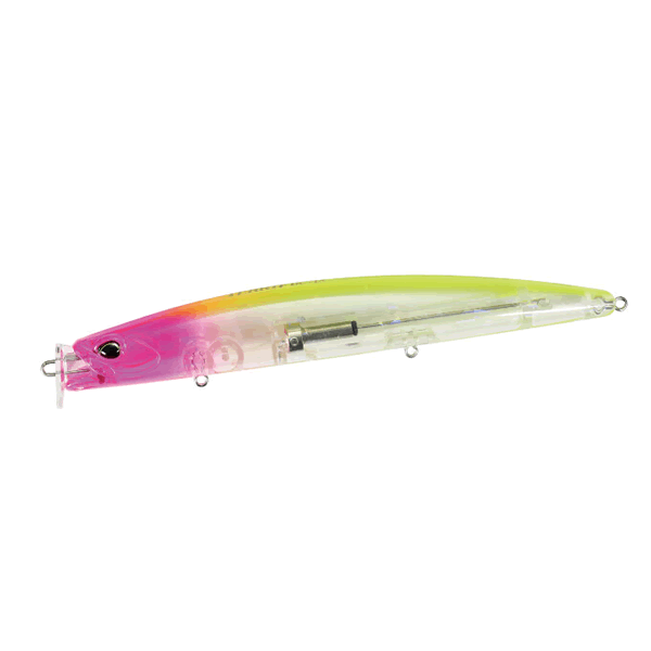 DUO TERRIF DC-15 150mm : 31g Froating CLA0602 CLEAR PINK HEAD CHART