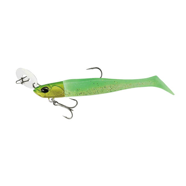 DUO BAY RUF BR CHATTER SHAD SET 18g 3.5" : 18g PCC0649 LG LIME GOLD saltwater fishing lure