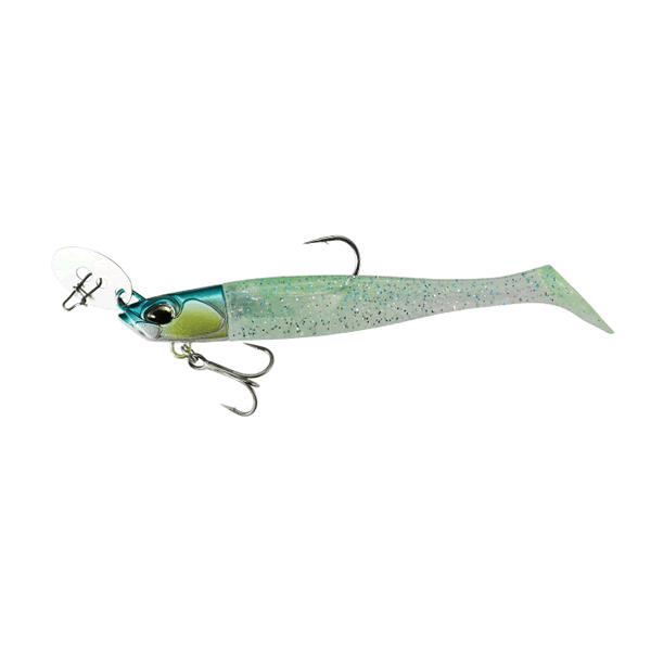 DUO BAY RUF BR CHATTER SHAD SET 18g 3.5" : 18g PCC0670 LG EMERALD saltwater fishing lure