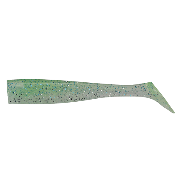 DUO BAY RUF BR CHATTER SHAD 3.5" (3 pcs/pack) S045 KIBINAGO GREEN