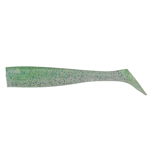 DUO BAY RUF BR CHATTER SHAD 3.5" (3 pcs/pack) S045 KIBINAGO GREEN