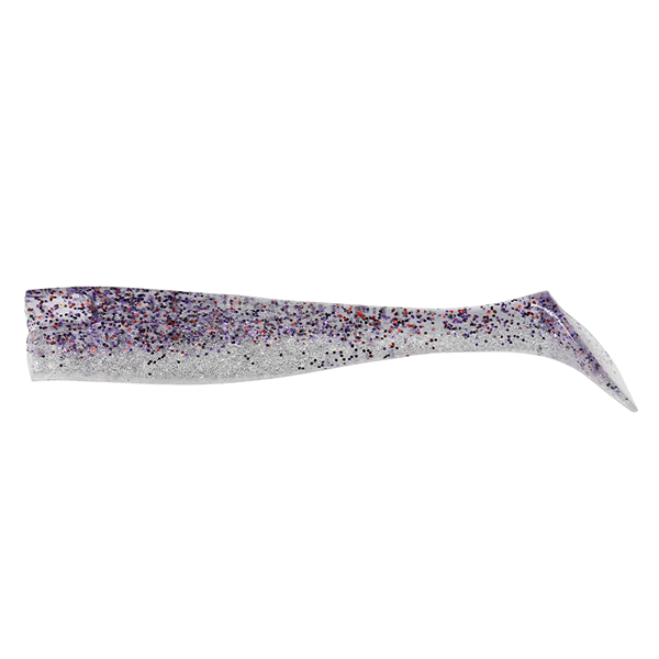 DUO BAY RUF BR CHATTER SHAD 3.5" (3 pcs/pack) S058 VIOLET SHINER