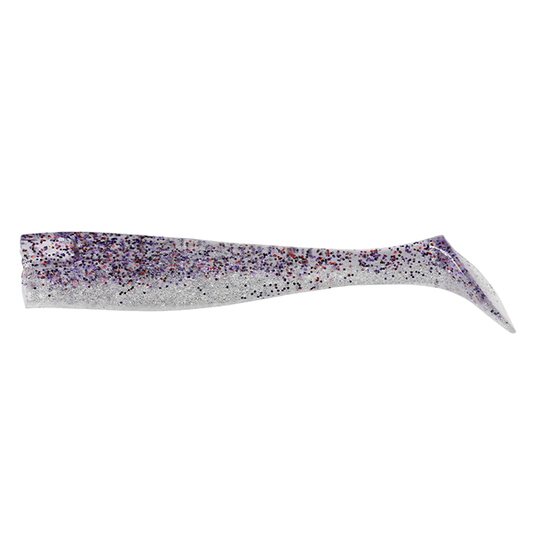 DUO BAY RUF BR CHATTER SHAD 3.5" (3 pcs/pack) S058 VIOLET SHINER