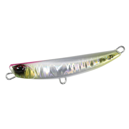 DUO BEACH WALKER FLIPPER iT38 68mm : 38g Sinking GPA0662 UVSPARKLEKISSGRII