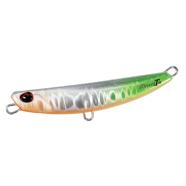 DUO BEACH WALKER FLIPPER iT38 68mm : 38g Sinking GPA0698 SHINE KIWi GLOW saltwater fishing lure
