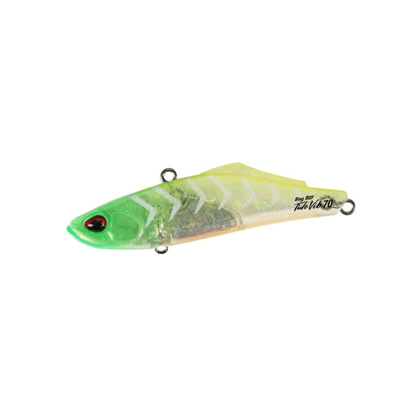 DUO BAY RUF TIDE VIB 70 70mm : 15.5g Sinking CEA0737 LIME HEAD CLEAR GIGO saltwater fishing lure
