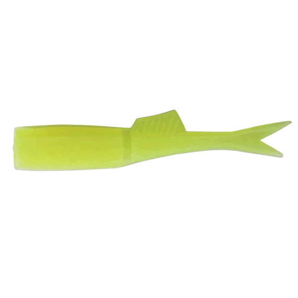 DUO BEACH WALKER HAUL FISH 4" (5 pcs/pack) S016 CHART GLOW
