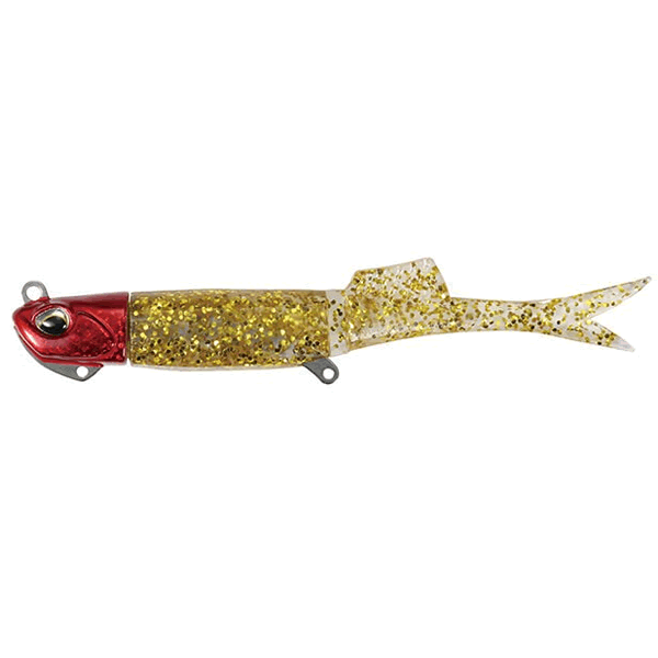 DUO BEACH WALKER HAUL FISH SET 4" 31g AOA0204 FULL RED + HOTTA GOLD G