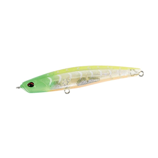DUO BAY RUF SEEK 85S 85mm : 14.5g Sinking CEA0737 LIME HEAD CLEAR GIGO saltwater fishing lure