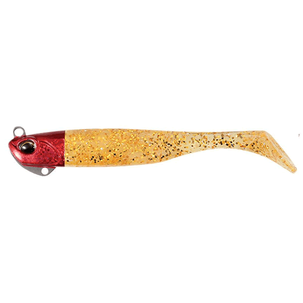 DUO BEACH WALKER HAUL SET 4" 35g AOA0204 FULL RED + HOTTA GOLD