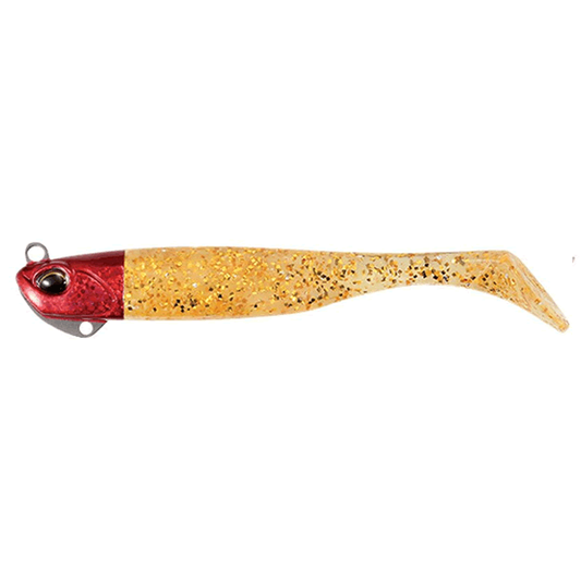 DUO BEACH WALKER HAUL SET 4" 35g AOA0204 FULL RED + HOTTA GOLD