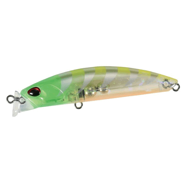 DUO TERRIF DC-7 BULLET 75mm : 10.2g Slow Floating CEA0737 LIME HEAD CLEAR GIGO freshwater fishing lure