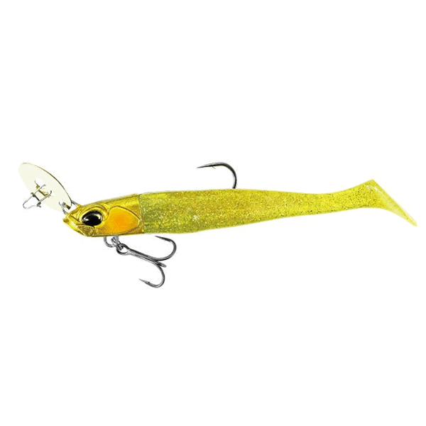 DUO BAY RUF BR CHATTER SHAD SET 18g 3.5" : 18g PCC0750 UV DESERT GOLD freshwater fishing lure