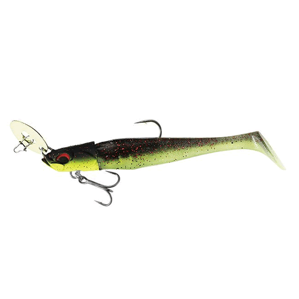 DUO BAY RUF BR CHATTER SHAD SET 18g 3.5" : 18g PCC0751 MATTE MIDNIGHT CHART freshwater fishing lure