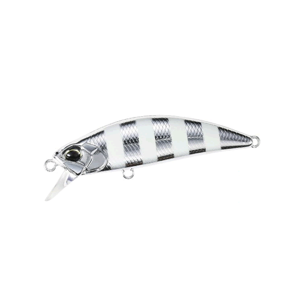 DUO SPEARHEAD RYUKI 45S SW 45mm : 4g Sinking MCC4097 UV SILVER SHINY ZEBRA GLOW
