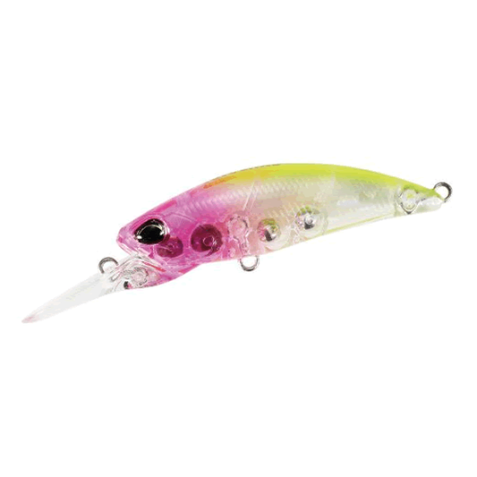 DUO TETRA WORKS TOTO SHAD 48S 48mm : 4.5g Sinking CLA0602 CLEAR PINK HEAD CHART