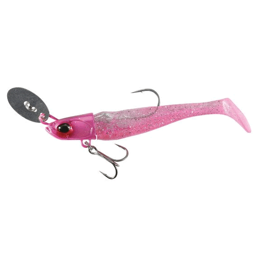 DUO BAY RUF BR CHATTER SHAD MINI SET 2.5" : 9g PCC0633 UV PINK HEAD