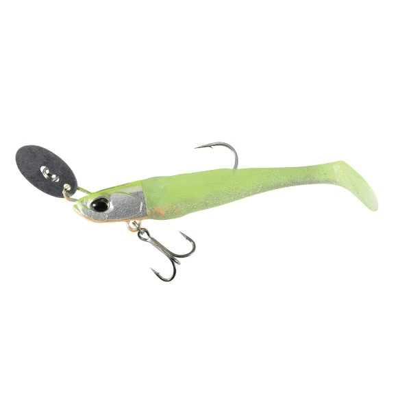 DUO Bay RUF BR CHATTER SHAD MINI SET 2.5" : 9g Sinking PCC0658 LGCHART BACK SILVER saltwater fishing lure