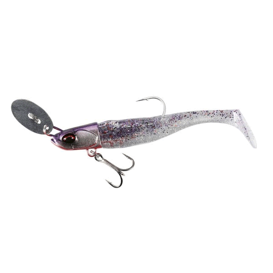 DUO Bay RUF BR CHATTER SHAD MINI SET 2.5" : 9g Sinking PCC0722 LGVIOLETSHINER
