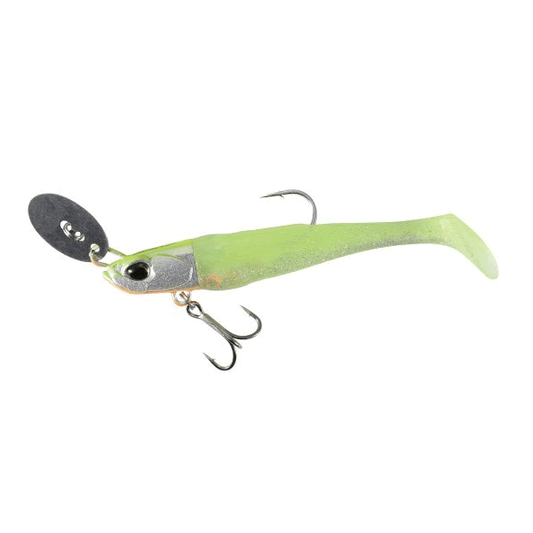 DUO Bay RUF BR CHATTER SHAD MINI SET 2.5" : 13g Sinking PCC0658 LGCHART BACK SILVER