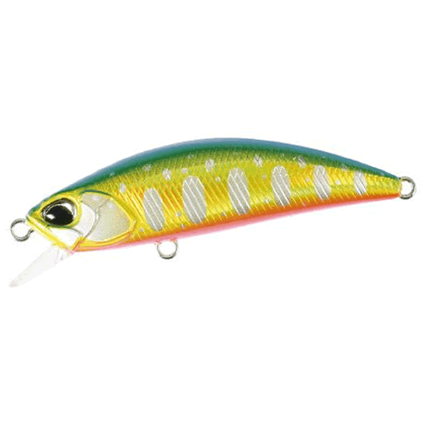 DUO SPEARHEAD RYUKI 50SP 50mm : 3.3g Suspend ANA4098 BLUE PINK GOLD YAMAME freshwater fishing lure