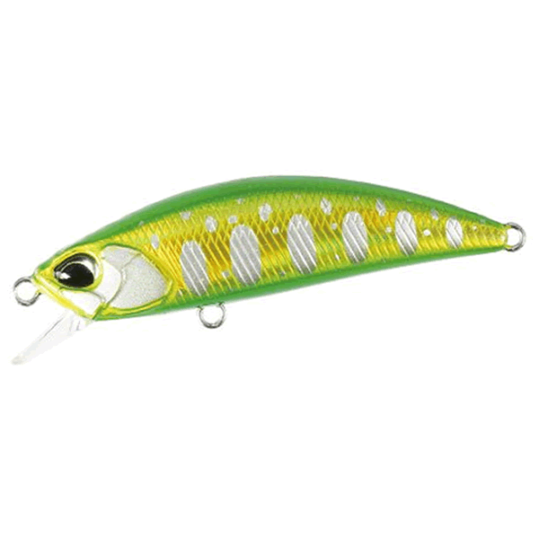 DUO SPEARHEAD RYUKI 50SP 50mm : 3.3g Suspend ANA4099 DOUBLE GREEN GOLD YAMAME freshwater fishing lure