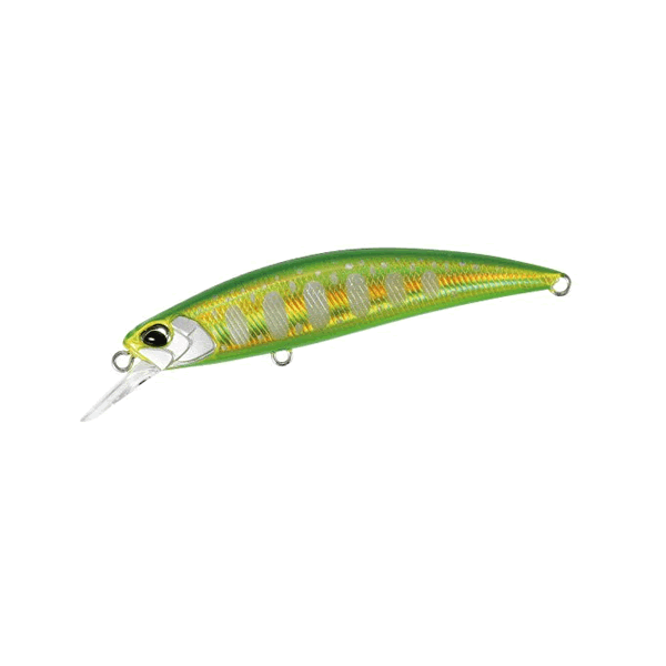 DUO SPEARHEAD RYUKI 70S LIGHT 70m : 7g Sinking ANA4099 DOUBLE GREEN GOLD YAMAME freshwater fishing lure