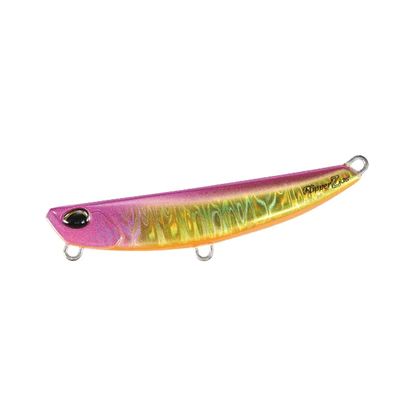 DUO BEACH WALKER FLIPPER Z36 85mm : 36g GPA0813 GOLD PINK HEAD OB saltwater fishing lure
