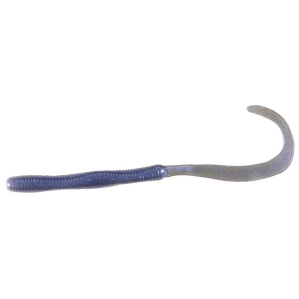 DUO REALIS WRIGGLE CURLY 3.8" (10 pcs/pack) F047 PRO BLUE