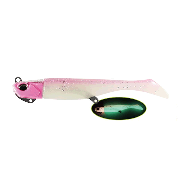 DUO BEACH WALKER HAUL SHAD SET 4" 31g ACC0859 UV GALAXY PINK GLOW