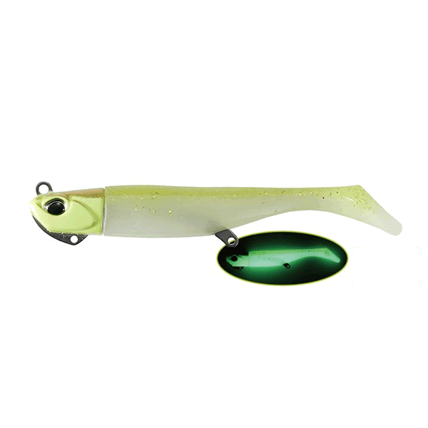 DUO BEACH WALKER HAUL SHAD SET 4" 31g ACC0869 UV GALAXY CHART GLOW