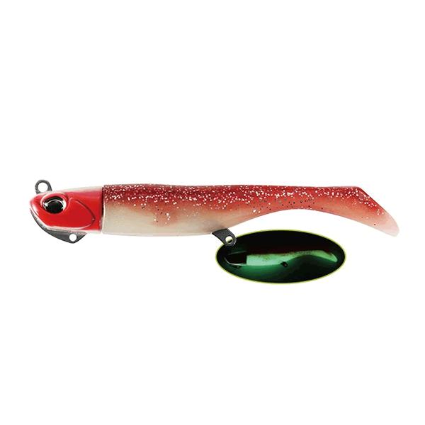 DUO BEACH WALKER HAUL SHAD SET 4" 31g ACC0876 UV GALAXY RED GLOW