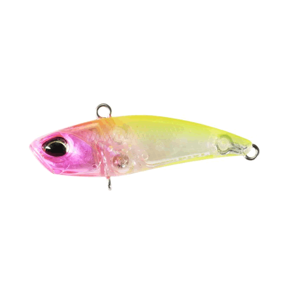 DUO TETRA WORKS BIVI 40mm : 3.8g CLA0602 CLEAR PINK HEAD CHART saltwater fishing lure