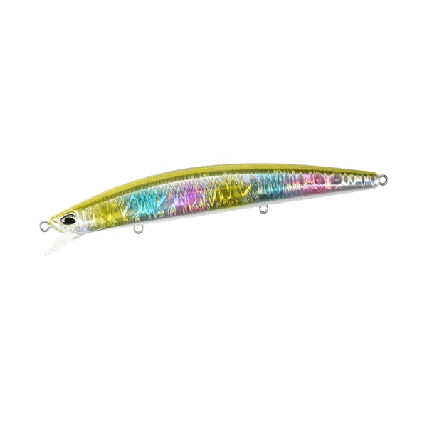 DUO TIDE MINNOW SPRAT 120SF 120mm : 19g Slow Floating CPA0608 GOLD RAINBOW saltwater fishing lure